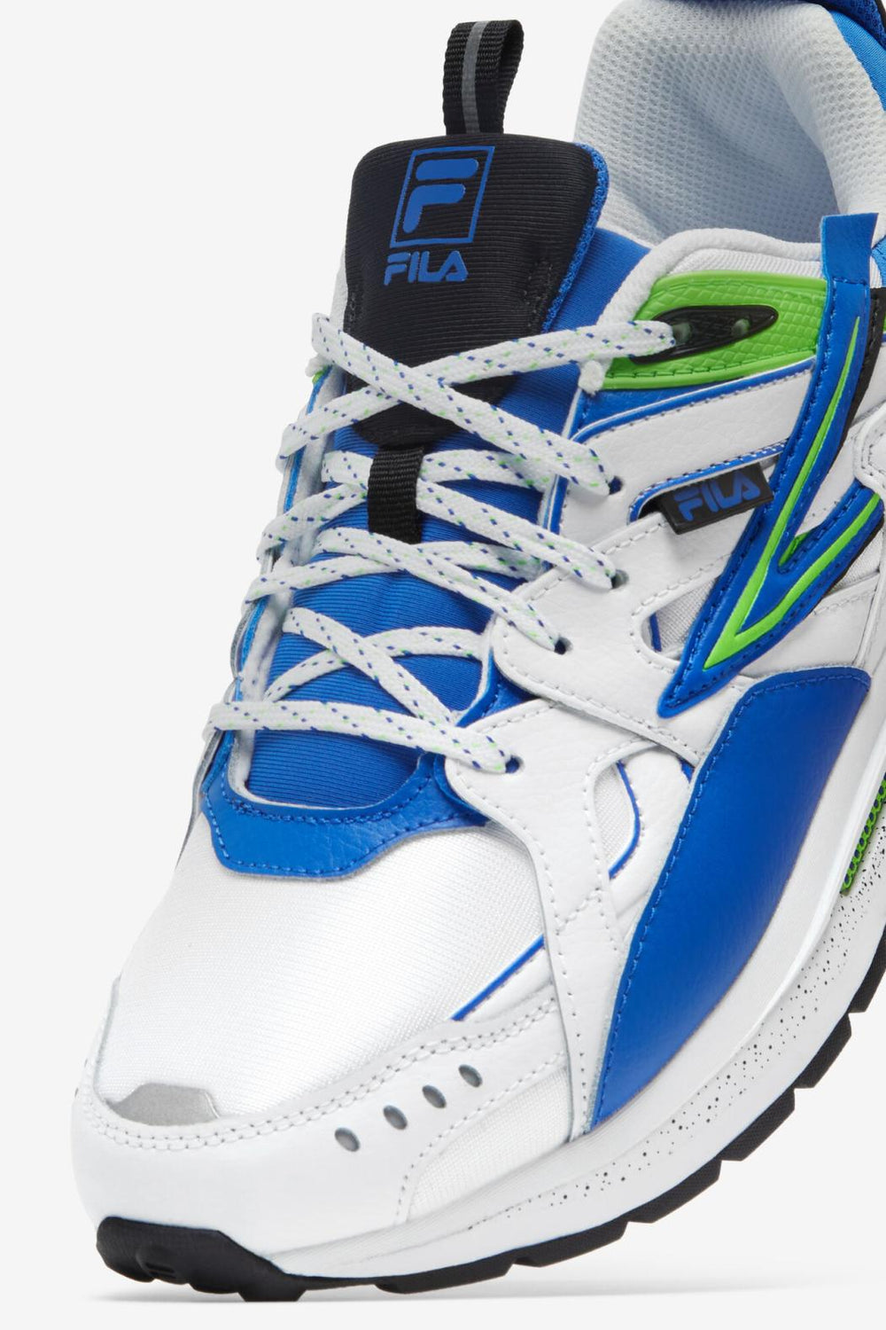 FILA Men's Sandenal 143 WHITE / PRINCE BLUE / GREEN GECKO | Men Sneakers &amp; Lifestyle