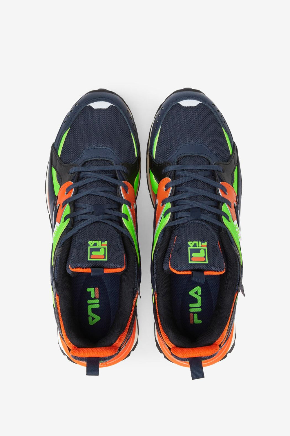 FILA Men's Sandenal 440 DRESS BLUE / RED ORANGE / GREEN GECKO | Men Sneakers &amp; Lifestyle