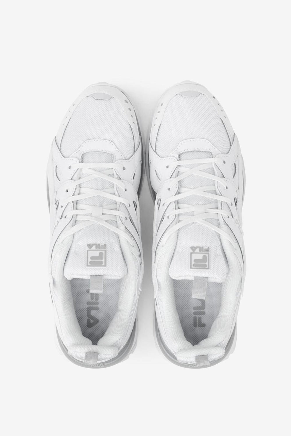 FILA Men's Sandenal Patched 101 WHITE / WHITE / GLACIER GRAY | Men Sneakers &amp; Lifestyle