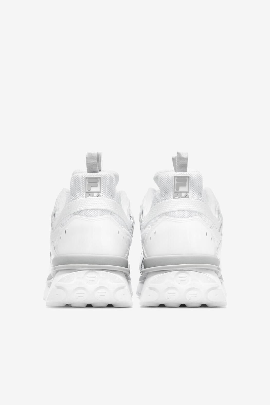 FILA Men's Sandenal Patched 101 WHITE / WHITE / GLACIER GRAY | Men Sneakers &amp; Lifestyle