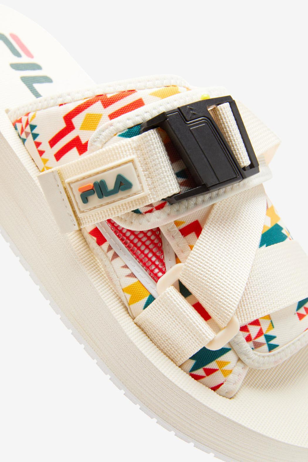 FILA Men's Sol-Slide V2 142 GARDENIA / JUNE BUG / ADOBE | Men Sandals &amp; Slides