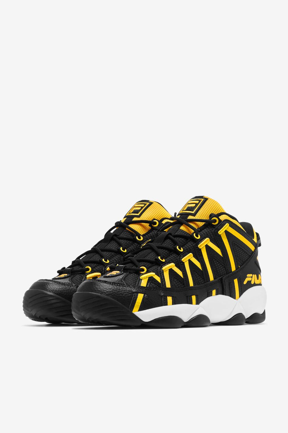 FILA Men's Stackhouse Spaghetti 016 BLACK / LEMON / WHITE | Men Sneakers &amp; Lifestyle