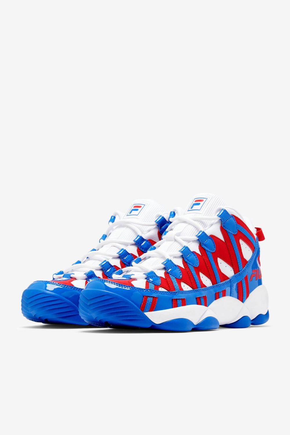 FILA Men's Stackhouse Spaghetti 125 WHITE / RED / PRINCE BLUE | Men Sneakers &amp; Lifestyle