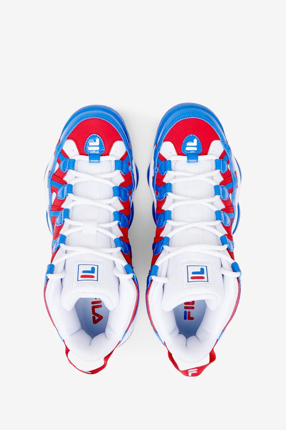 FILA Men's Stackhouse Spaghetti 125 WHITE / RED / PRINCE BLUE | Men Sneakers &amp; Lifestyle
