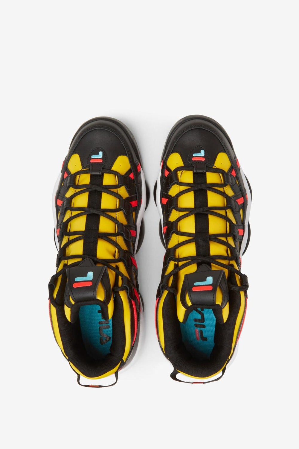 FILA Men's Stackhouse Spaghetti 708 LEMON / BLACK / BLUEFISH | Men Sneakers &amp; Lifestyle