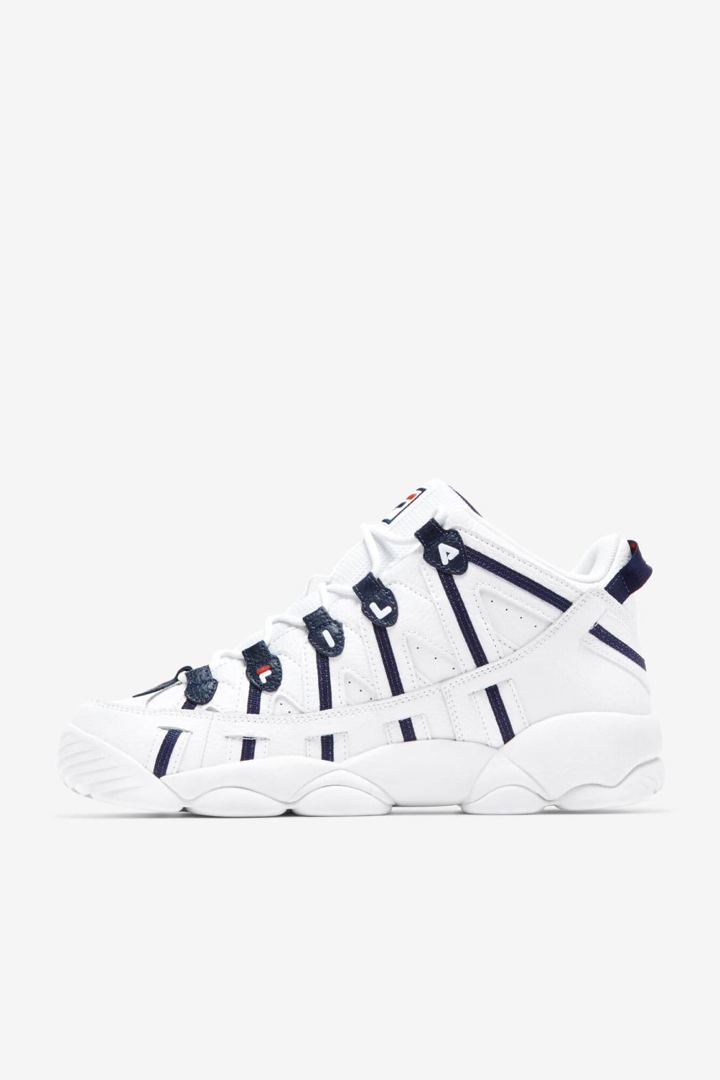 FILA Men's Stackhouse Spaghetti WHT/FNVY/FRED | Men Sneakers