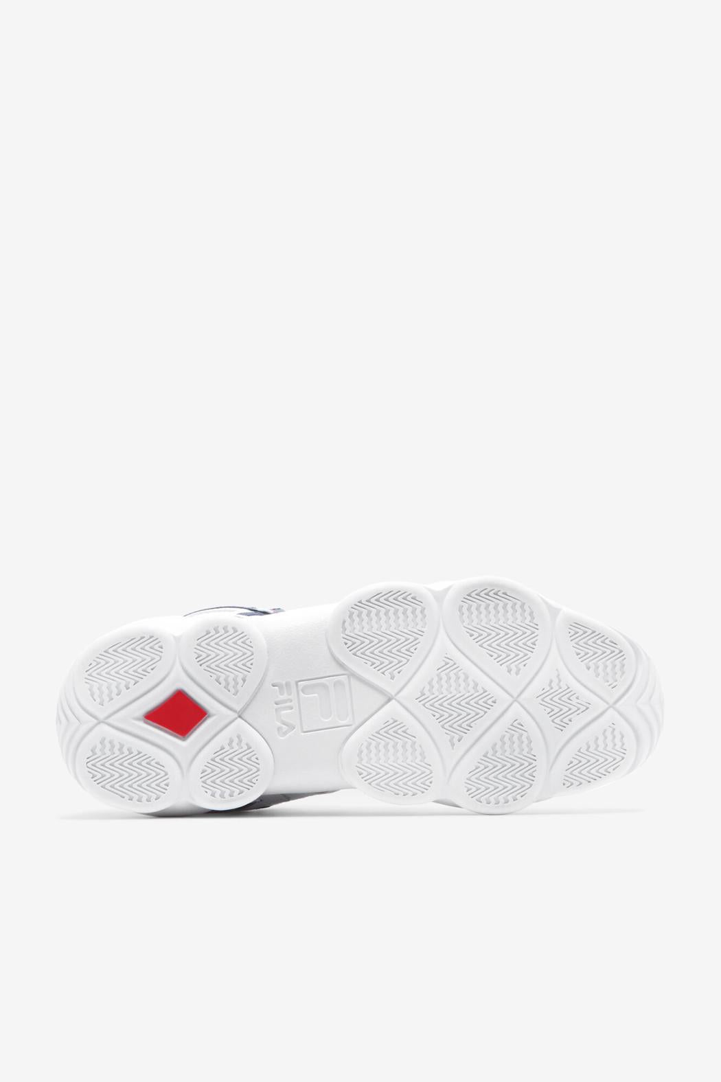 FILA Men's Stackhouse Spaghetti WHT/FNVY/FRED | Men Sneakers