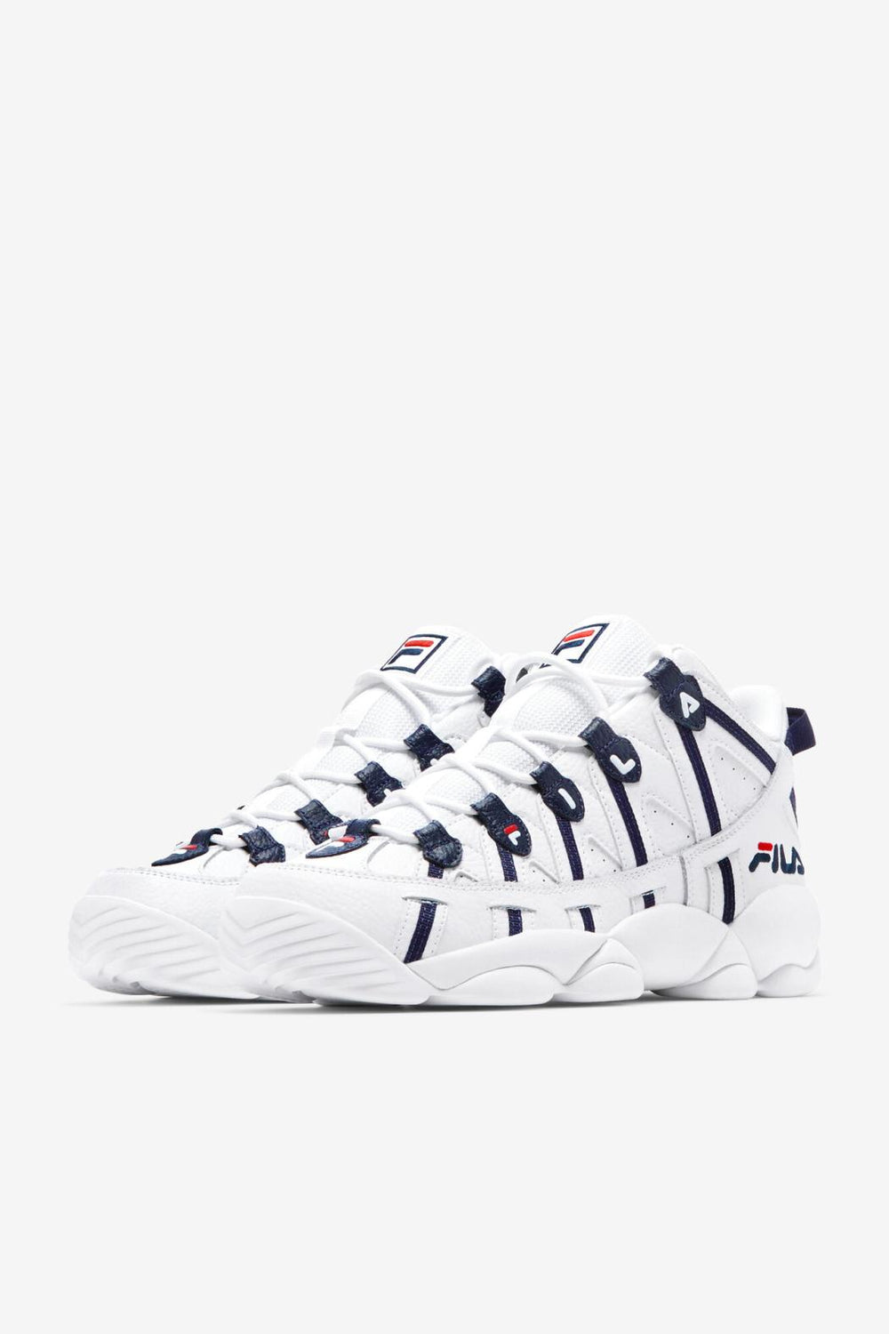 FILA Men's Stackhouse Spaghetti WHT/FNVY/FRED | Men Sneakers