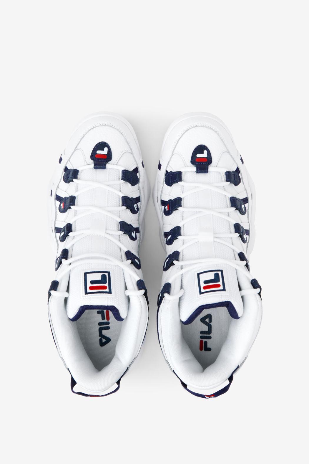 FILA Men's Stackhouse Spaghetti WHT/FNVY/FRED | Men Sneakers