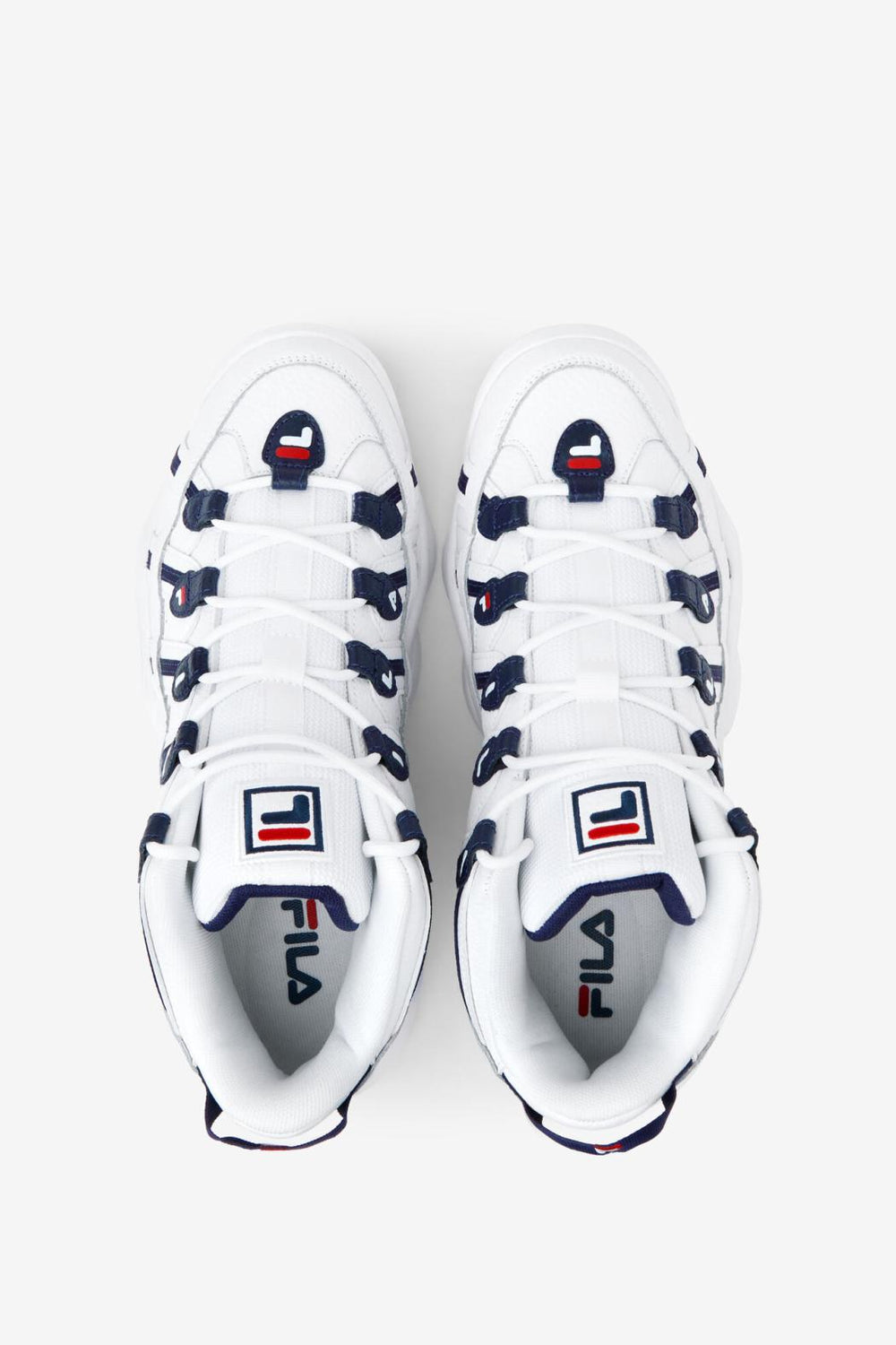 FILA Men's Stackhouse Spaghetti WHT/FNVY/FRED | Men Sneakers