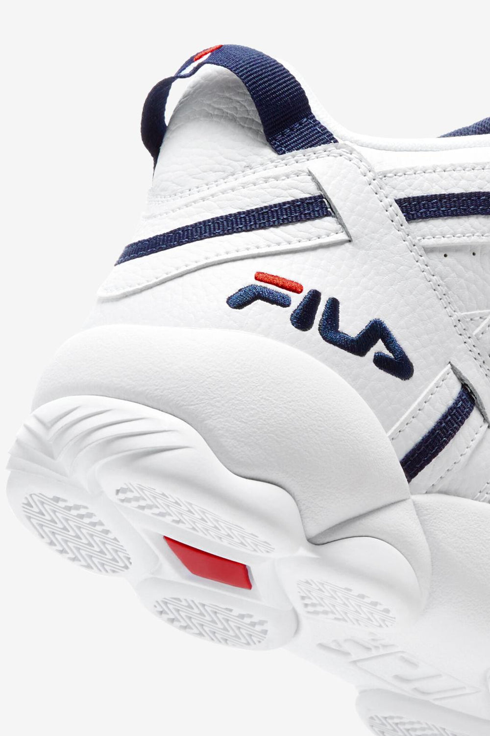 FILA Men's Stackhouse Spaghetti WHT/FNVY/FRED | Men Sneakers