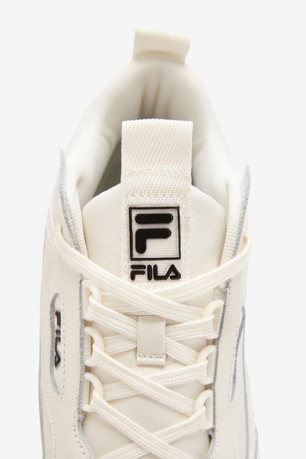 FILA Men's T-1 Mid Saga 100 GARDENIA / GARDENIA / GARDENIA | Men Sneakers