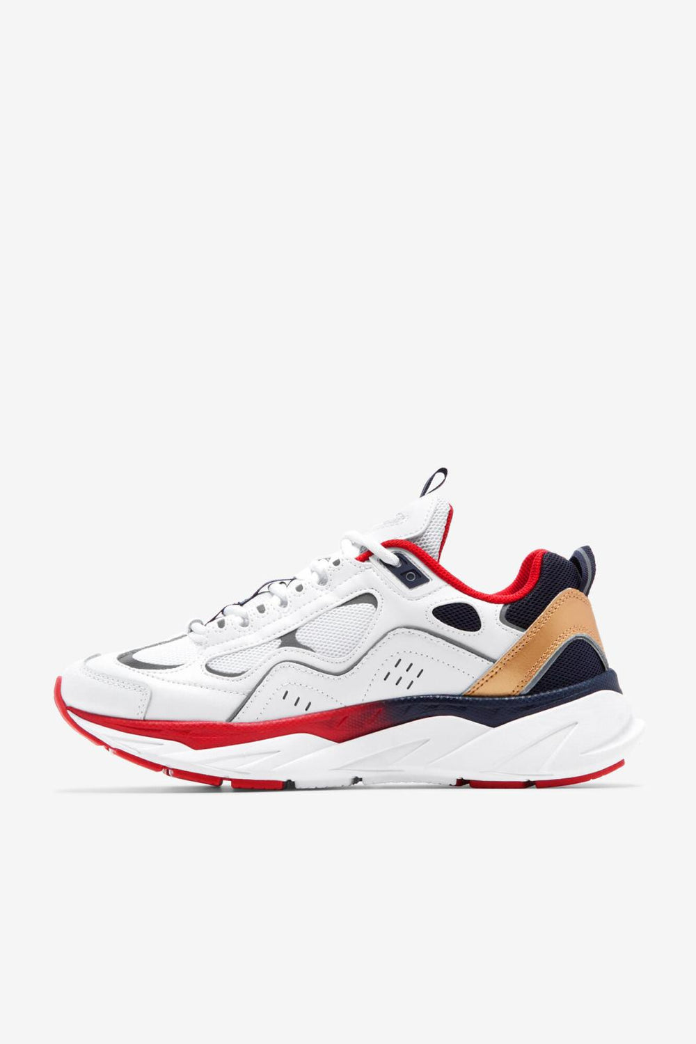 FILA Men's Trigate 125 WHITE / DRESS BLUE / FILA RED | Men Sneakers &amp; Lifestyle