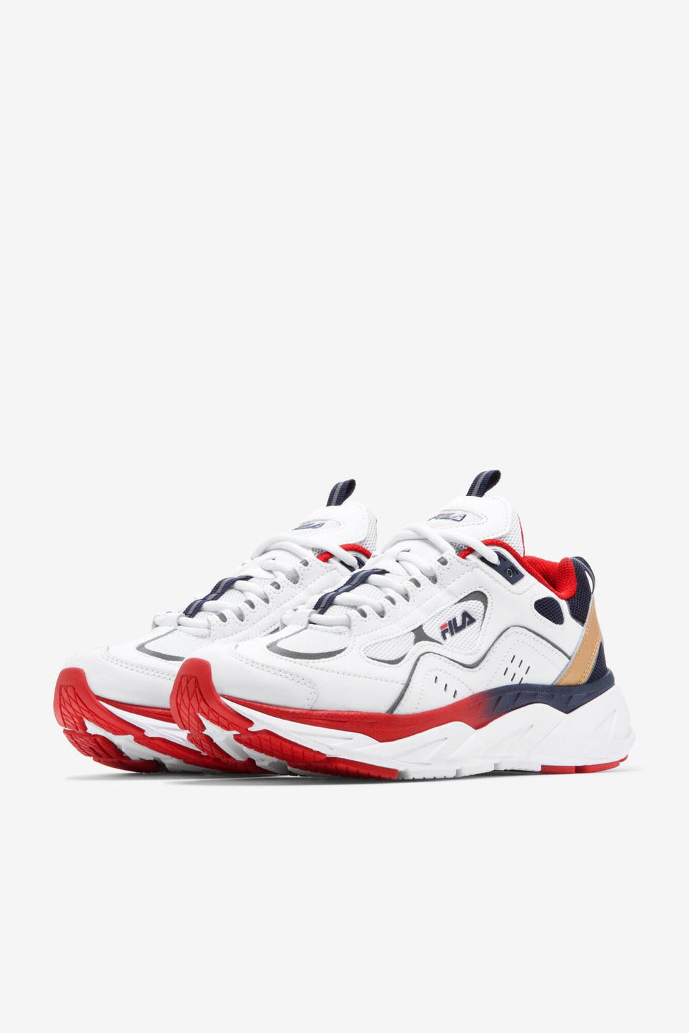 FILA Men's Trigate 125 WHITE / DRESS BLUE / FILA RED | Men Sneakers &amp; Lifestyle