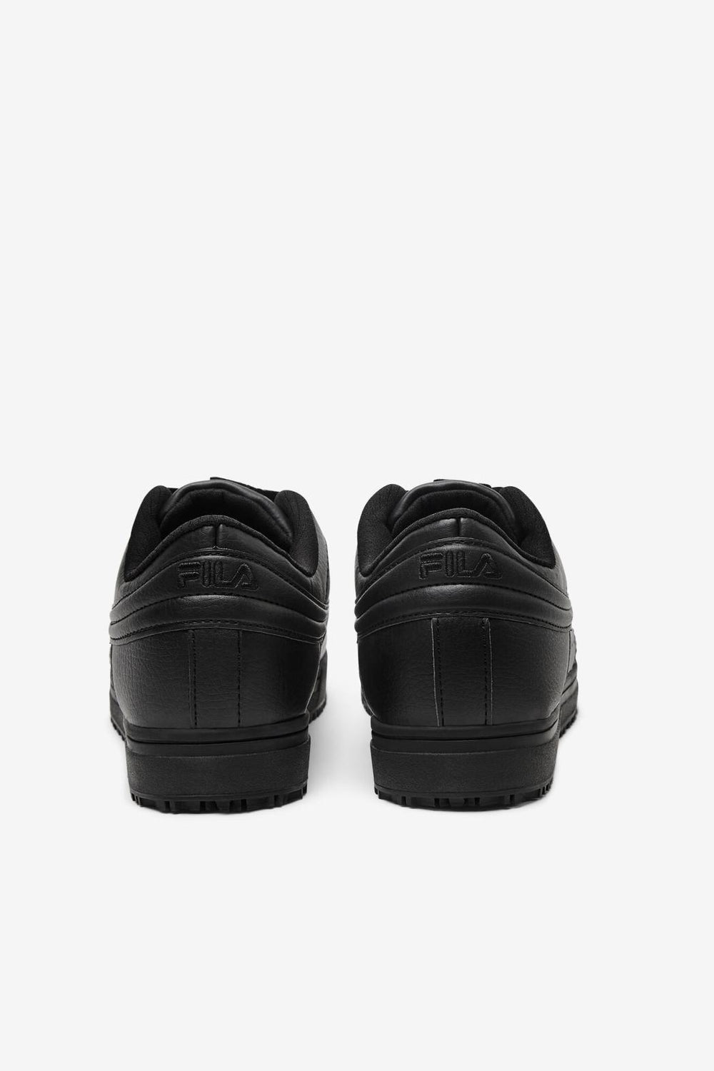 FILA Men's Vulc 13 Low Slip Resistant 001 BLACK / BLACK / BLACK | Men Slip Resistant Shoes