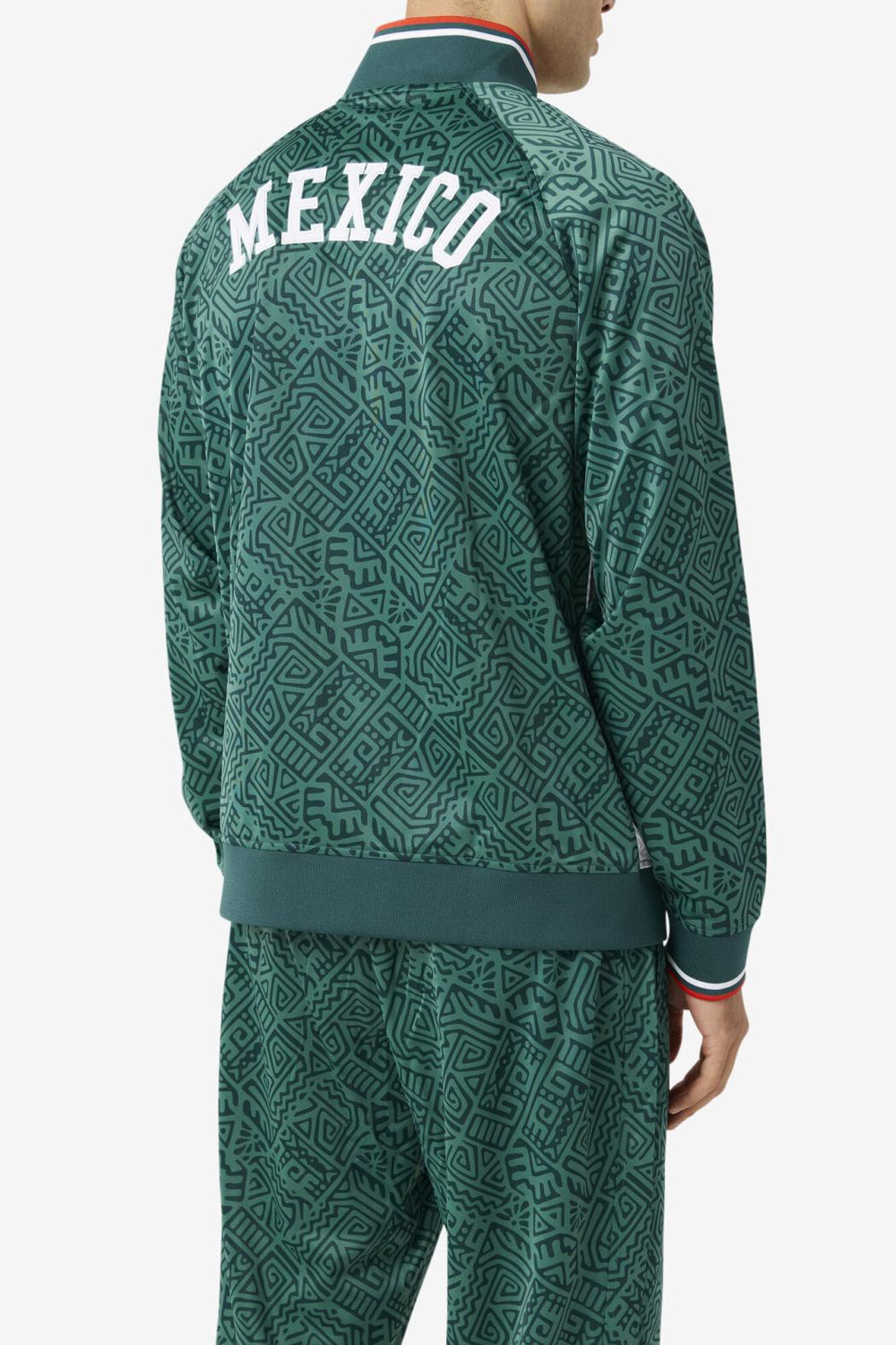 FILA Mexico Track Jacket 990 JUNE BUG / WHITE / FIERY RED | Men Sweatsuits &amp; Tracksuits