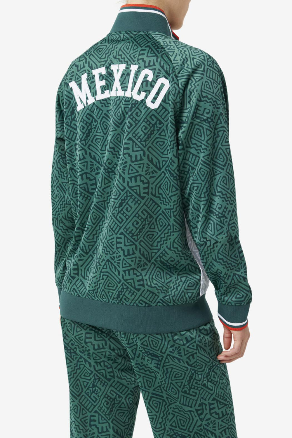 FILA Mexico Track Jacket 990 JUNE BUG / WHITE / FIERY RED | Men Sweatsuits &amp; Tracksuits