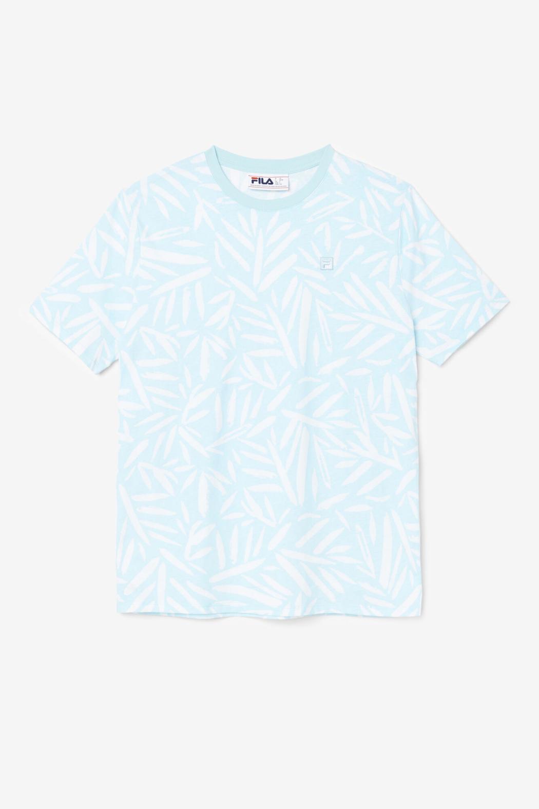 FILA Michelle Tee 443 CRYSTAL BLUE / TOFU | Women Tops &amp; T-Shirts