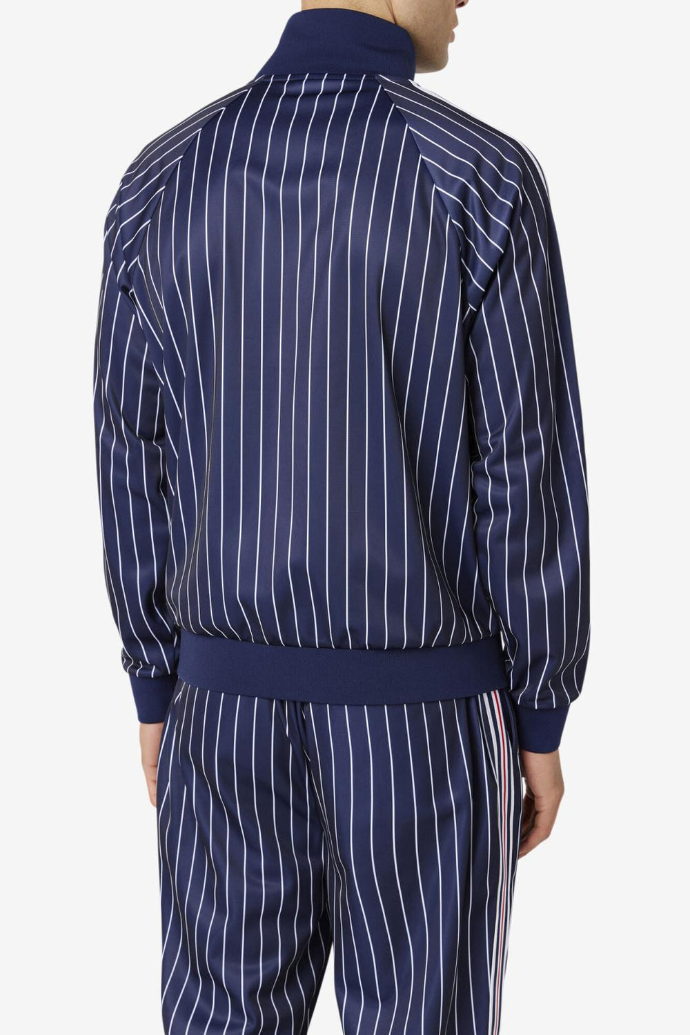 FILA Mitch Track Jacket 410 PEACOAT / WHITE | Men Sweatsuits &amp; Tracksuits