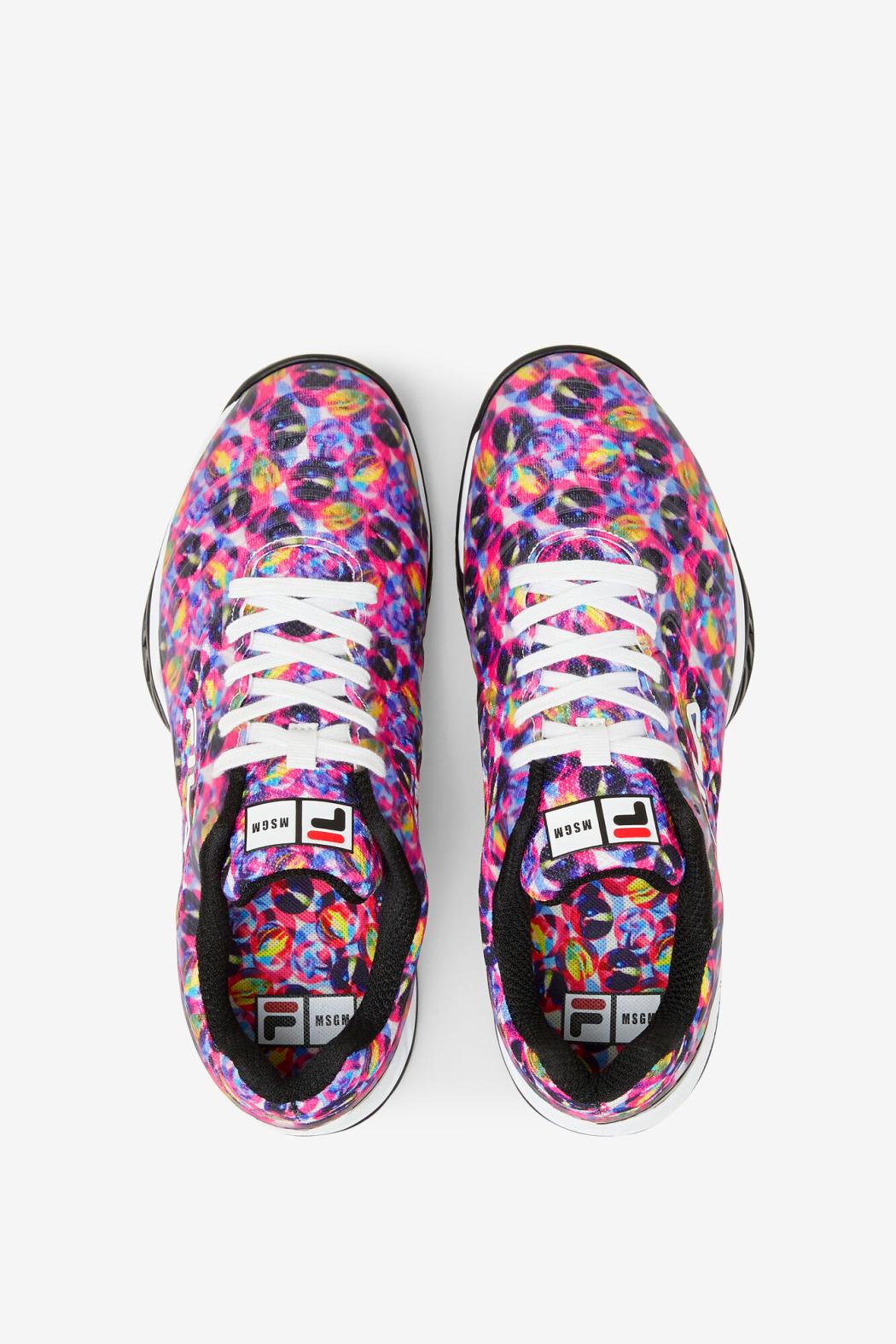 FILA MSGM X FILA Men's Axilus 2 Energized 155 WHITE / PINK GLOW / MULTI | Men Tennis