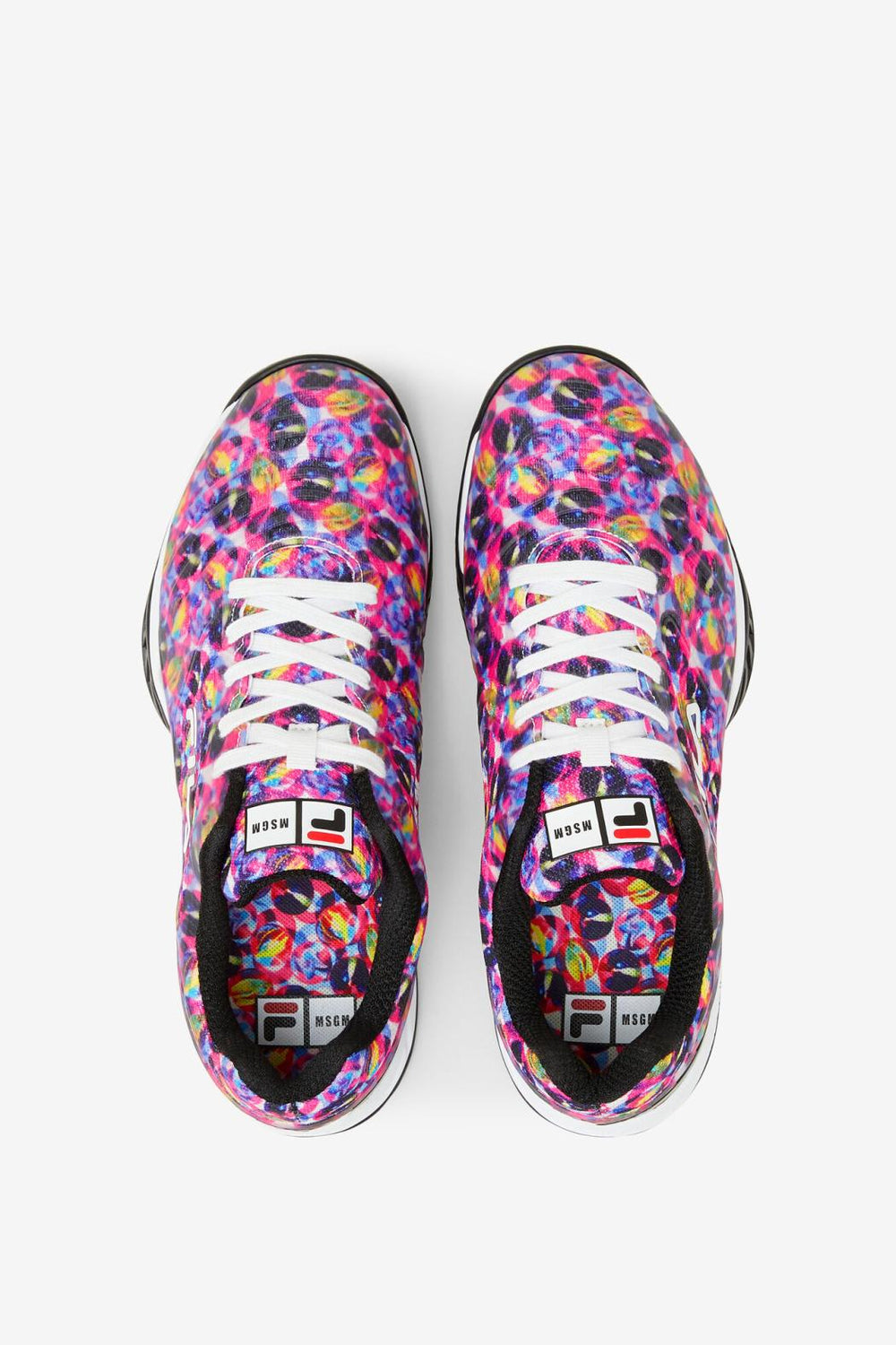 FILA MSGM X FILA Men's Axilus 2 Energized 155 WHITE / PINK GLOW / MULTI | Men Tennis