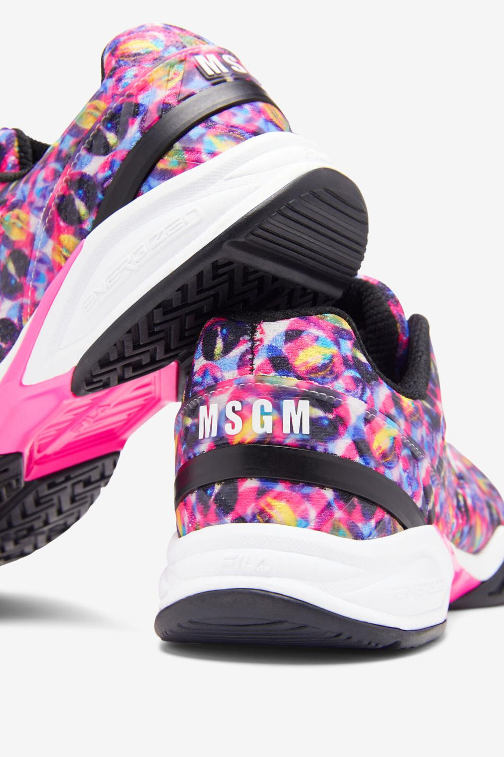 FILA MSGM X FILA Men's Axilus 2 Energized 155 WHITE / PINK GLOW / MULTI | Men Tennis