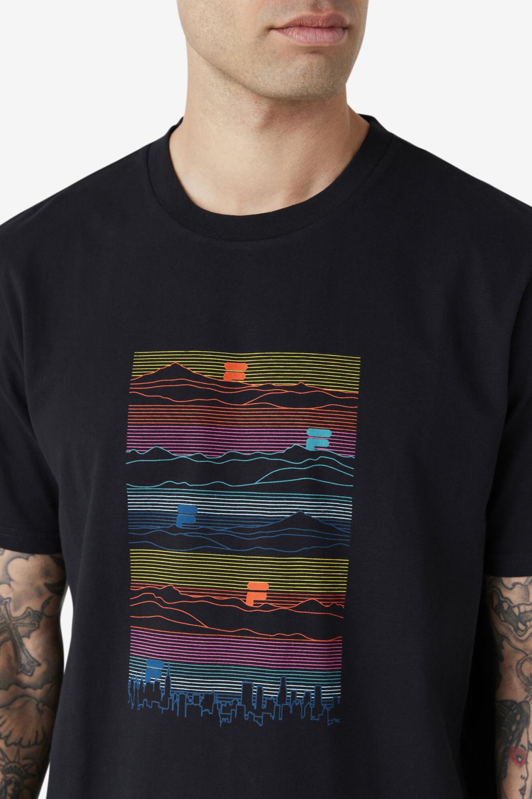 FILA Nadee Tee 001 BLACK | Men Tops