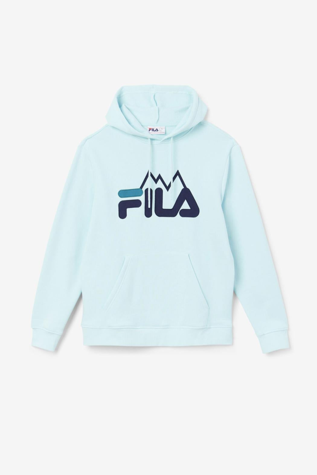 FILA Nan Hoodie 438 ICED AQUA / FILA NAVY / DEEP LAKE | Men Sweatshirts &amp; Hoodies
