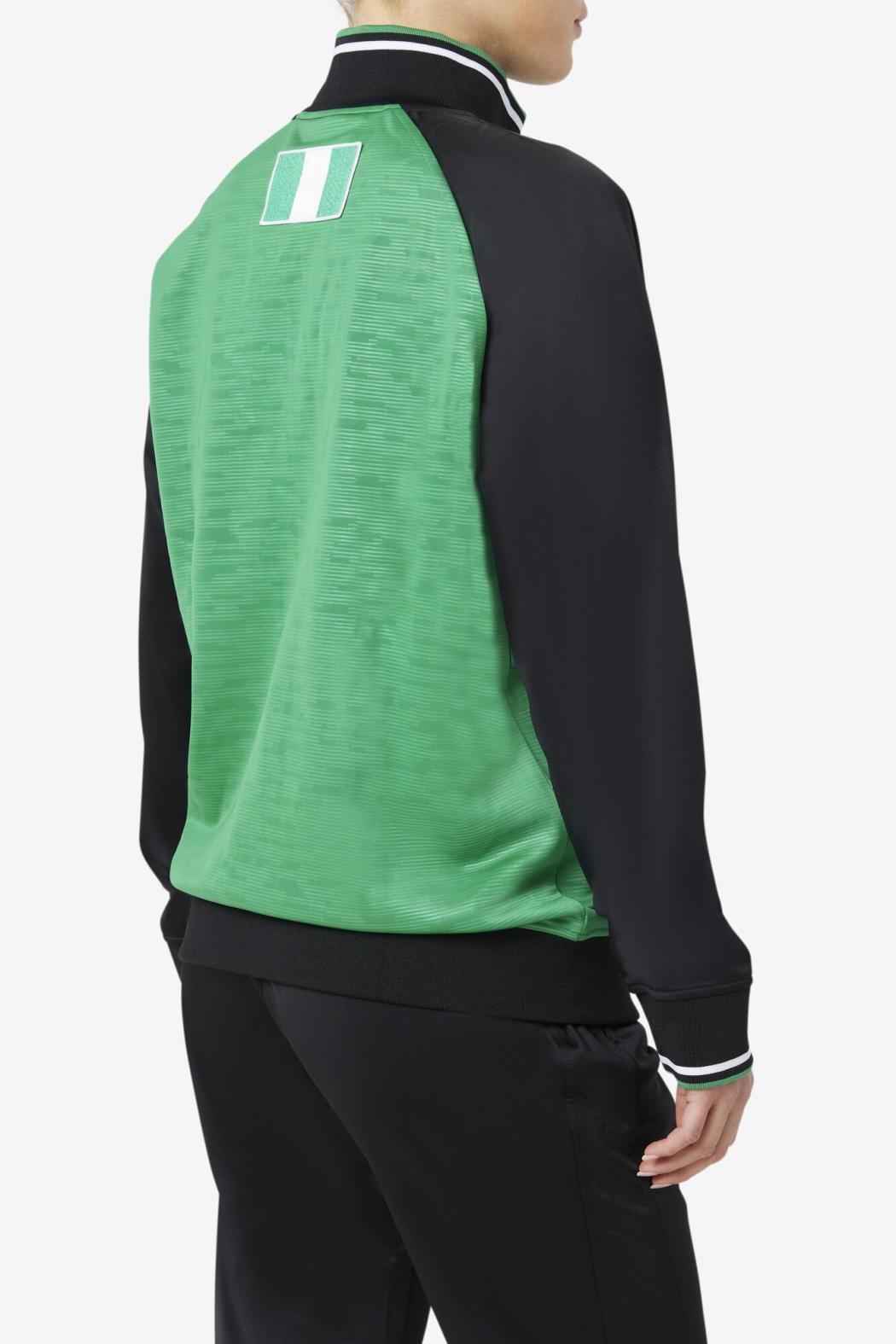 FILA Nigeria Track Jacket 284 JELLY BEAN / BLACK / WHITE | Men Sweatsuits &amp; Tracksuits