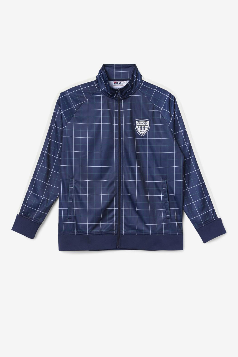 FILA Oshan Track Jacket 410 FILA NAVY / GARDENIA / JUNE BUG | Men Sweaters &amp; Outerwear