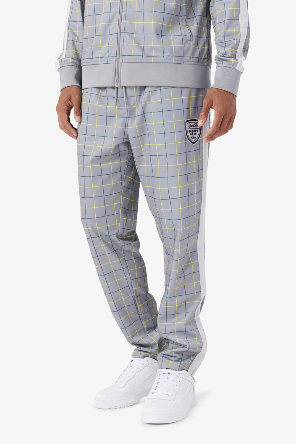 FILA Oshan Track Pant 042 MONUMENT / PUMICE STONE / JUNE BUG | Men Pants &amp; Shorts