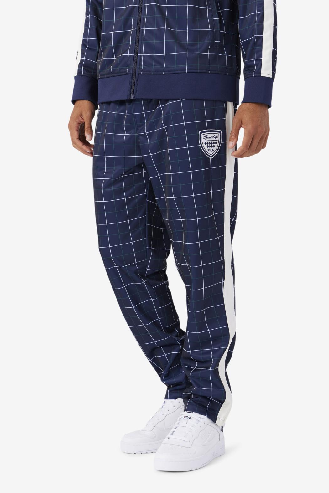 FILA Oshan Track Pant 410 FILA NAVY / GARDENIA / JUNE BUG | Men Pants &amp; Shorts