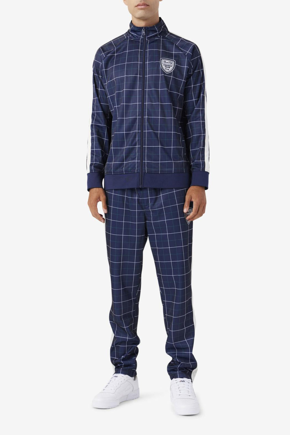 FILA Oshan Track Pant 410 FILA NAVY / GARDENIA / JUNE BUG | Men Pants &amp; Shorts