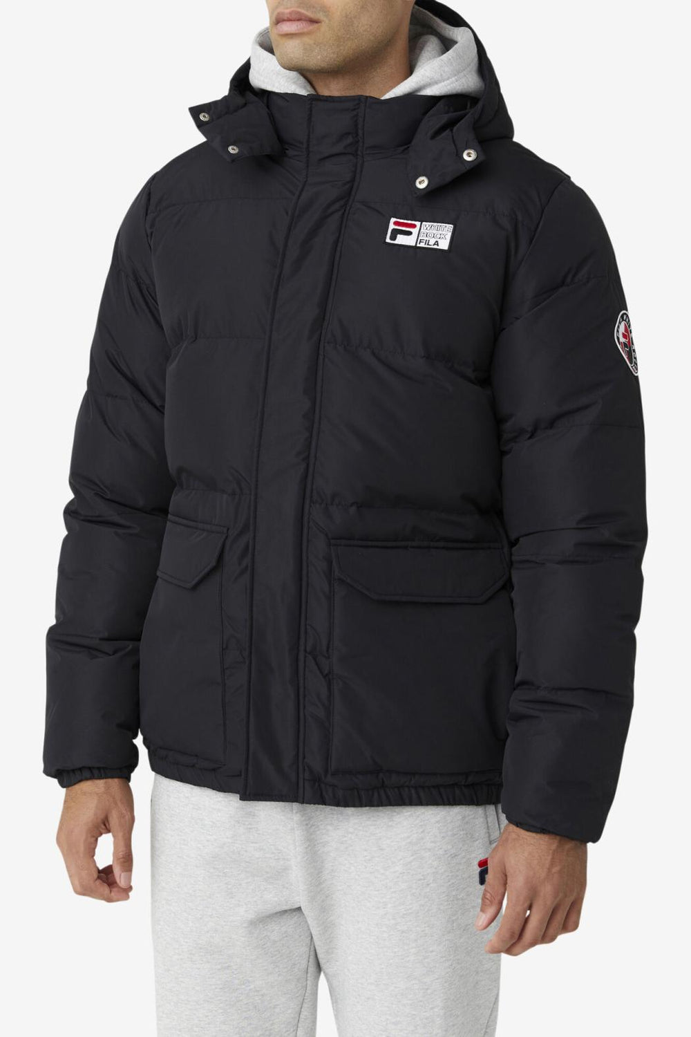 FILA Otler Puffer Jacket 001 BLACK | Men Sweaters &amp; Outerwear