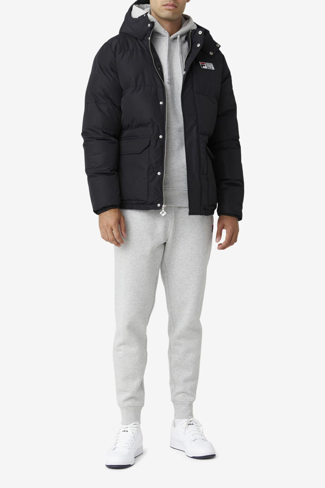 FILA Otler Puffer Jacket 001 BLACK | Men Sweaters &amp; Outerwear