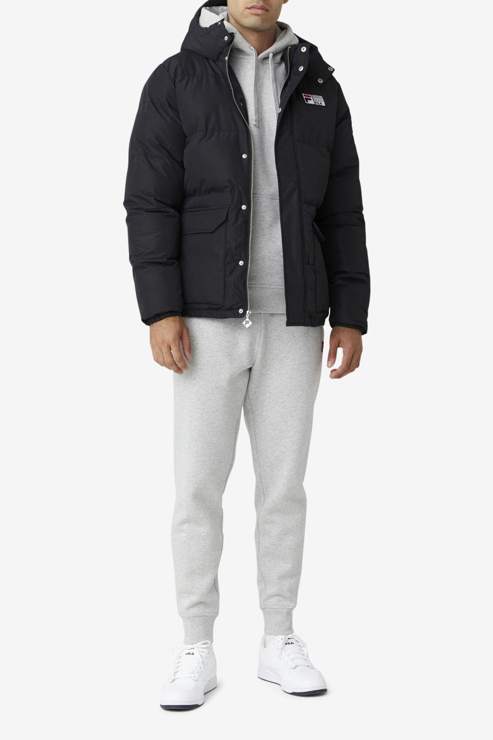 FILA Otler Puffer Jacket 001 BLACK | Men Sweaters &amp; Outerwear