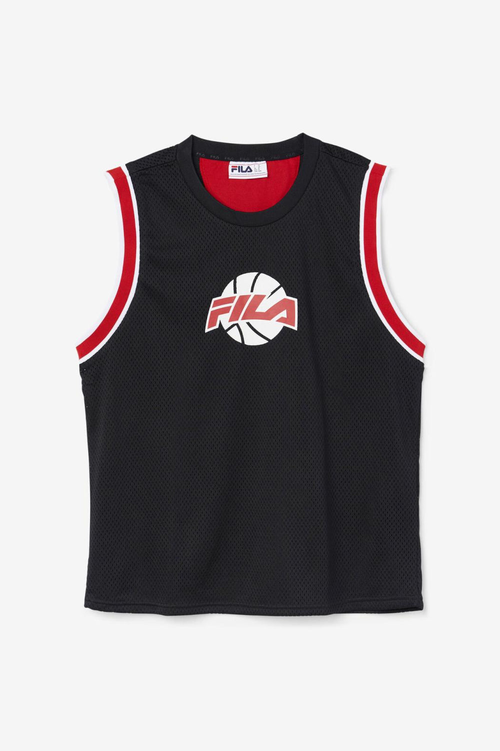 FILA Ovi Basketball Jersey 001 BLACK / FILA RED / WHITE | Men Tops