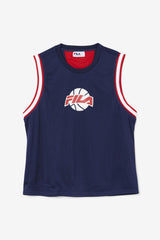 FILA Ovi Basketball Jersey 410 FILA NAVY / FILA RED / WHITE | Men Tops