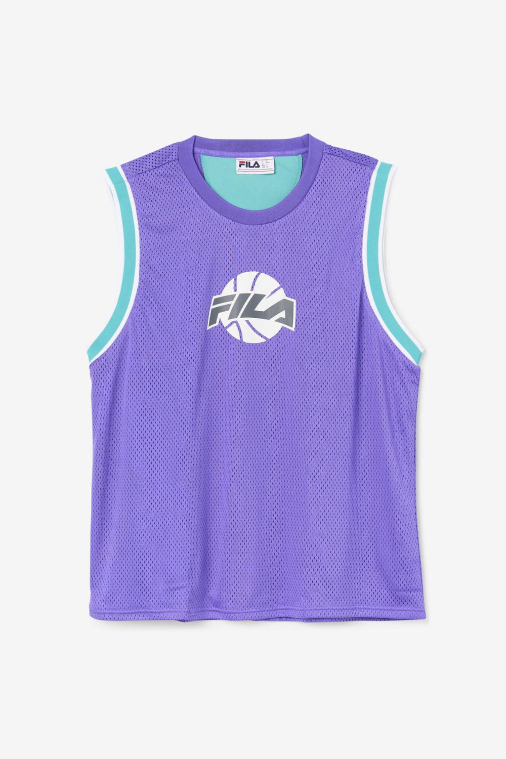 FILA Ovi Basketball Jersey 588 ELECTRIC PURPLE / CERAMIC / WHITE / DARK SHADOW | Men Tops