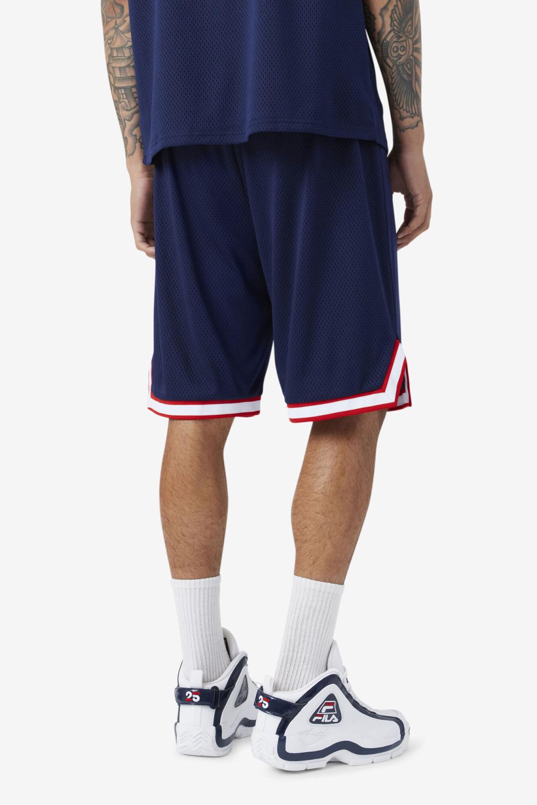 FILA Ovi Basketball Short 410 FILA NAVY / FILA RED / WHITE | Men Pants &amp; Shorts