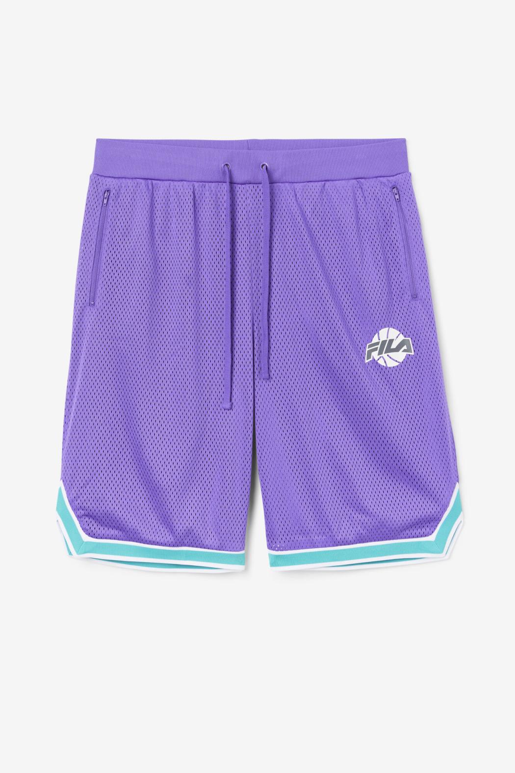 FILA Ovi Basketball Short 588 ELECTRIC PURPLE / CERAMIC / WHITE / DARK SHADOW | Men Pants &amp; Shorts
