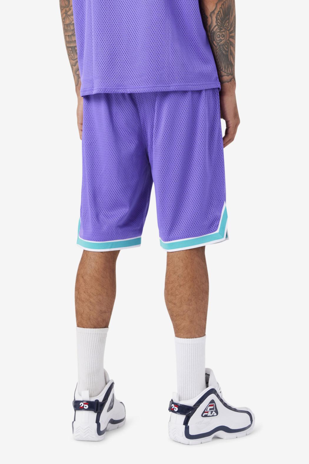 FILA Ovi Basketball Short 588 ELECTRIC PURPLE / CERAMIC / WHITE / DARK SHADOW | Men Pants &amp; Shorts
