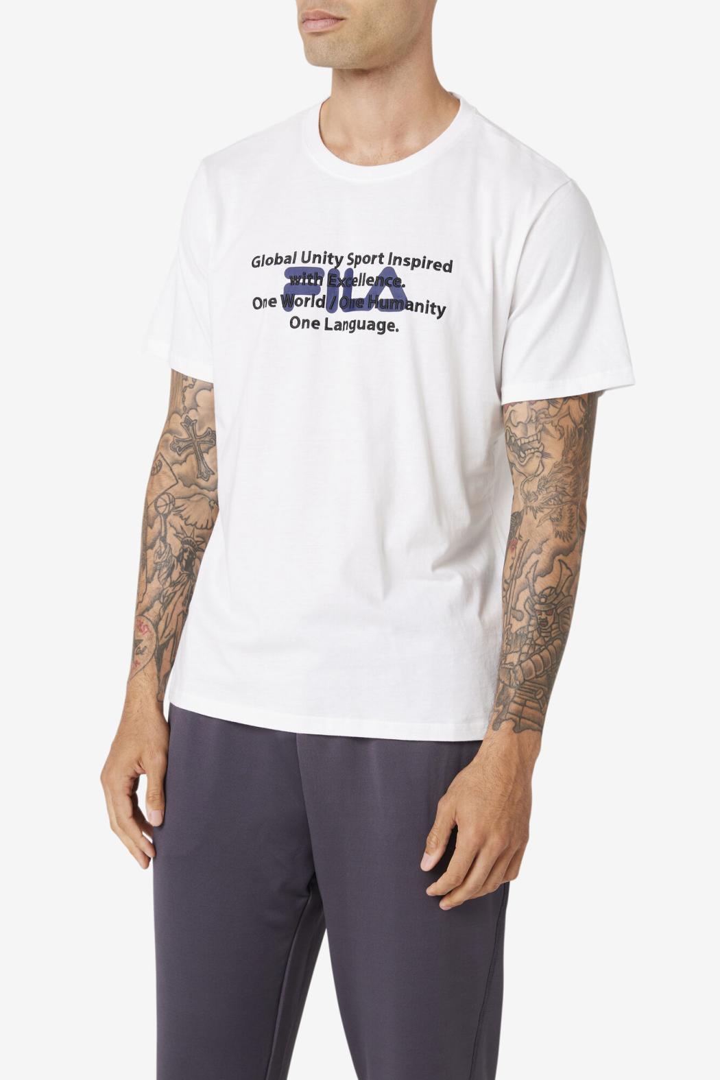 FILA Pepacton Tee 100 WHITE | Men Tops