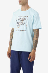FILA Pras Tee 438 ICED AQUA | Men Tops