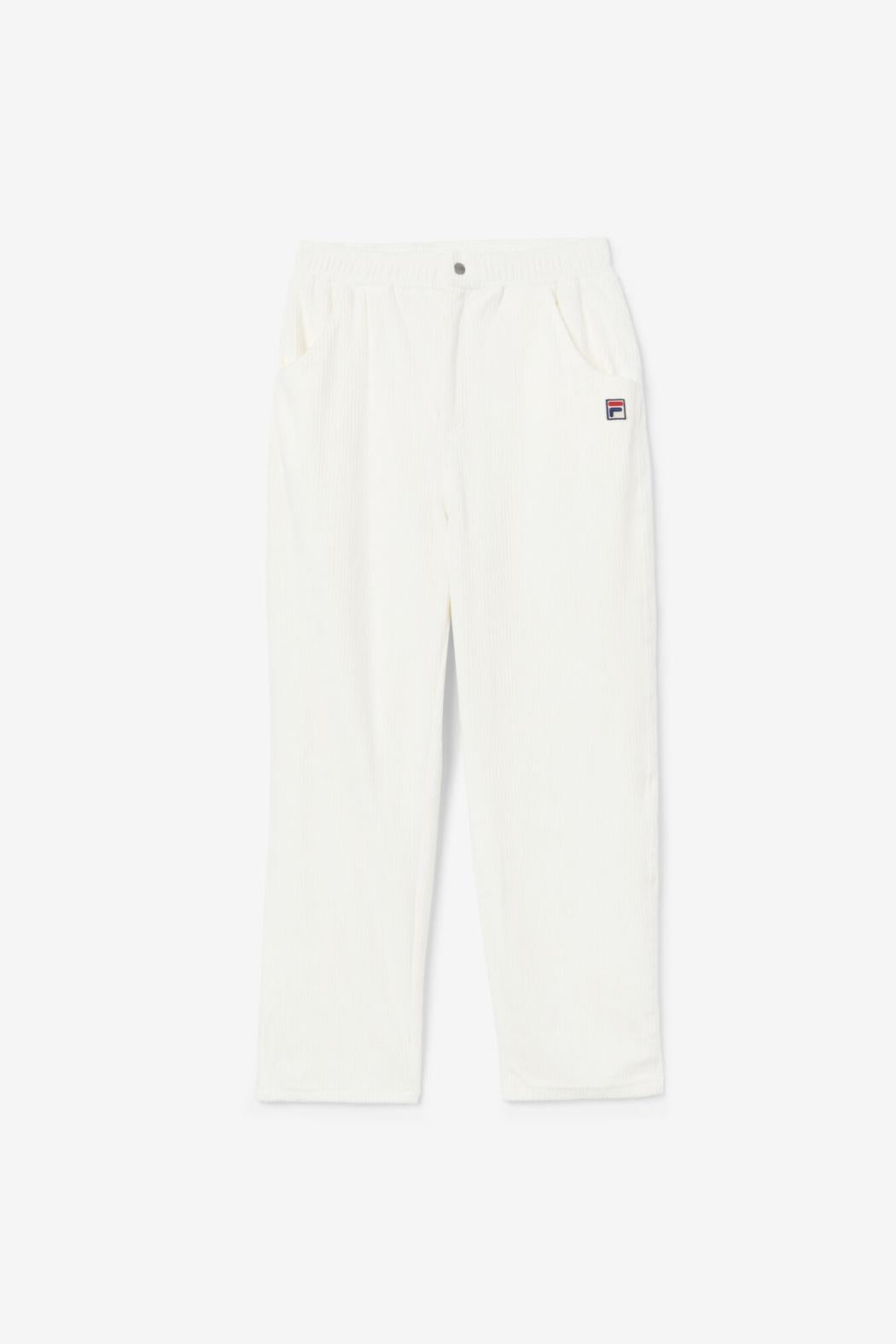 FILA Pryor Velour Pant 806 EGRET | Men Sweatsuits &amp; Tracksuits