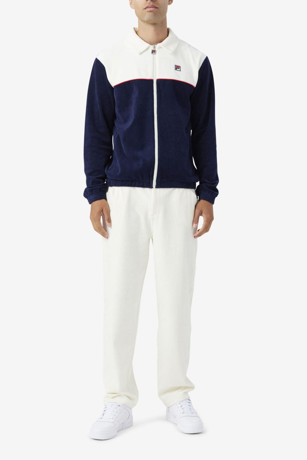 FILA Pryor Velour Pant 806 EGRET | Men Sweatsuits &amp; Tracksuits