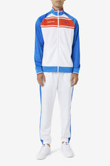 FILA Puerto Rico Pant 100 WHITE / PRINCESS BLUE | Men Sweatsuits &amp; Tracksuits