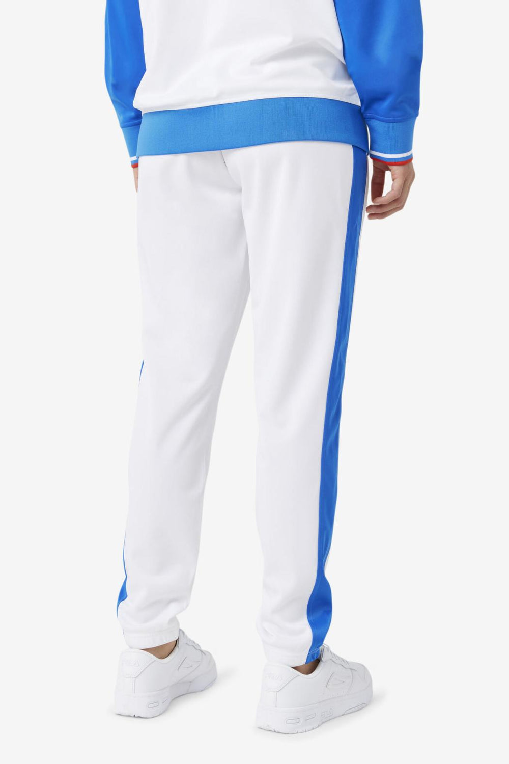 FILA Puerto Rico Pant 100 WHITE / PRINCESS BLUE | Men Sweatsuits &amp; Tracksuits