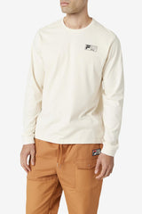 FILA Rappel Long Sleeve Tee 139 WHISPER WHITE | Men Tops