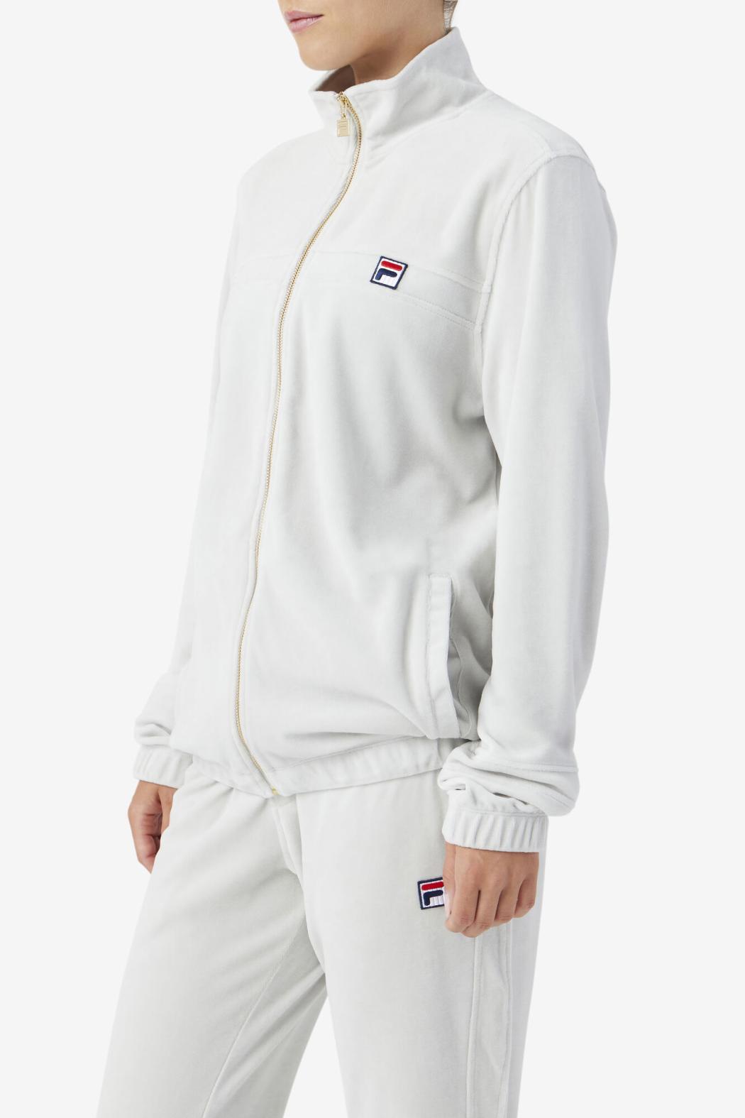 FILA Ravid Velour Jacket 041 DAWN BLUE | Men Sweaters &amp; Outerwear